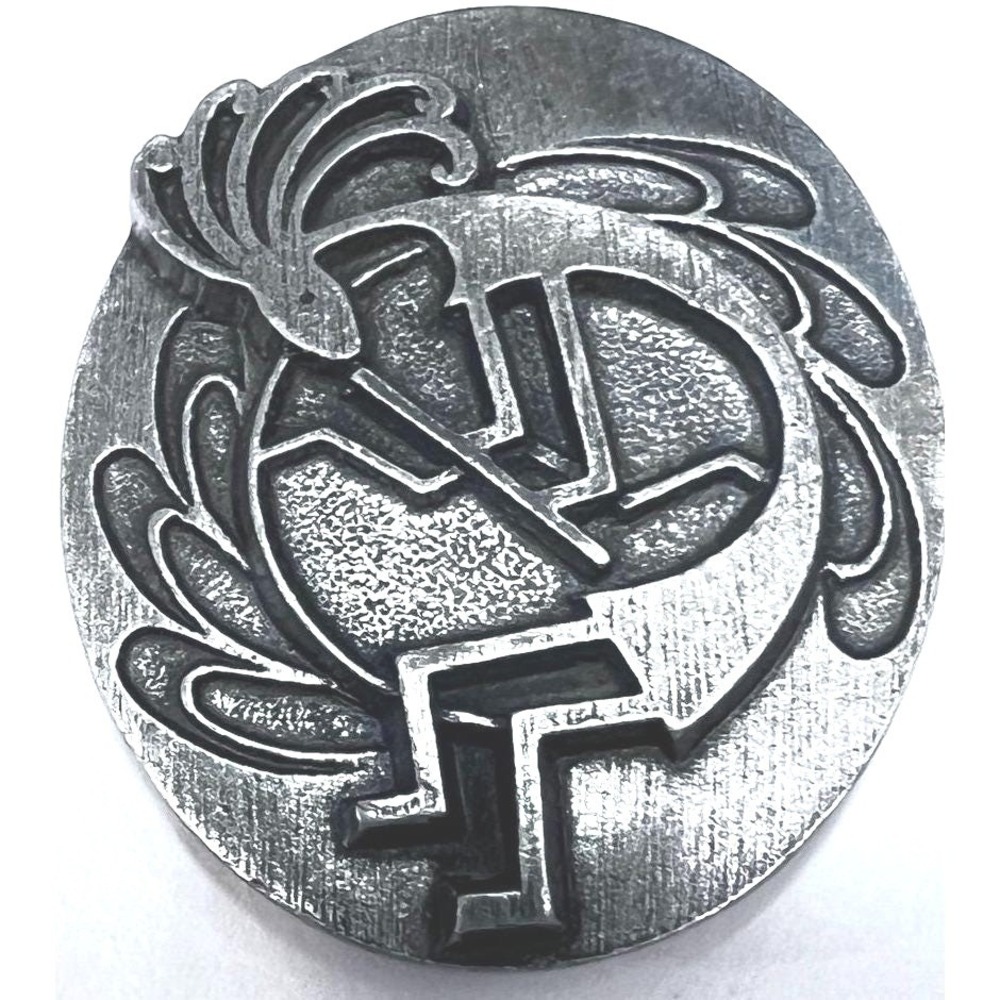 1995 Siskiyou Kokopelli Magnetic Brooch MG29 941507‎ Pewter Southwest Tribal